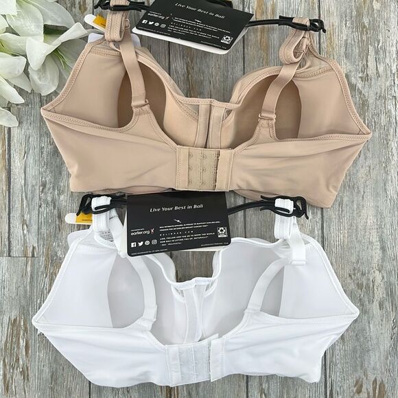 Beautifully You Smooth Ultra Light Convertible Underwire Bra 2-Pack Size 36D - Picture 2 of 11